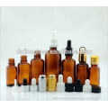 30ml small round amber glass e-liquid bottles empty amber glass essential oil bottles with droppers